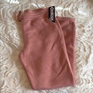 Girls OshKosh B'gosh Soft Pink Sweatpants for Kids